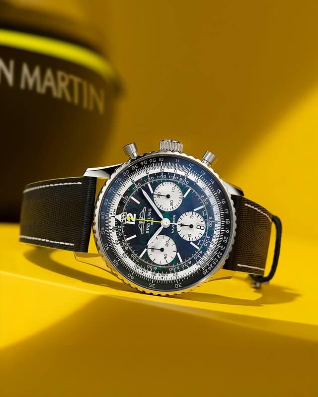 Alonso et Stroll misent sur la Navitimer B01 en titane de Breitling