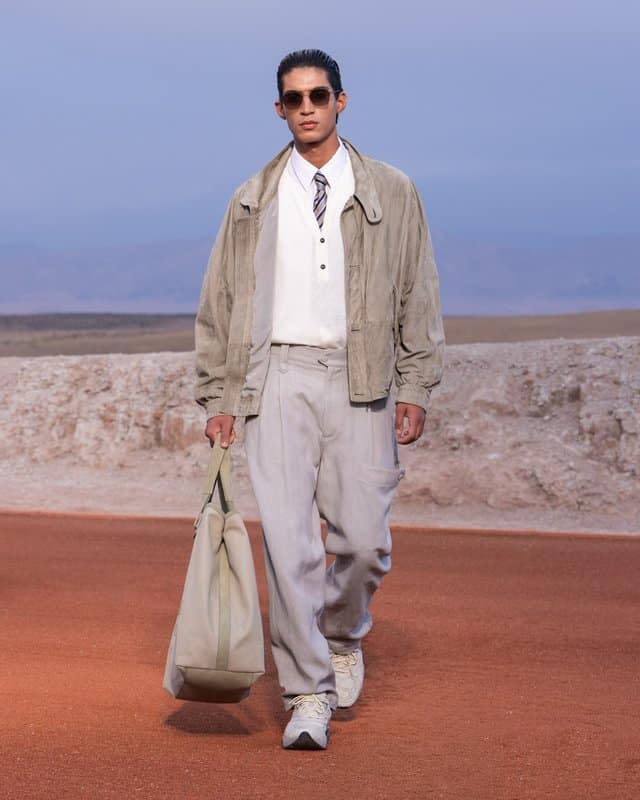 Armani et Kith réinventent le tailleur dans le désert d'Agafay