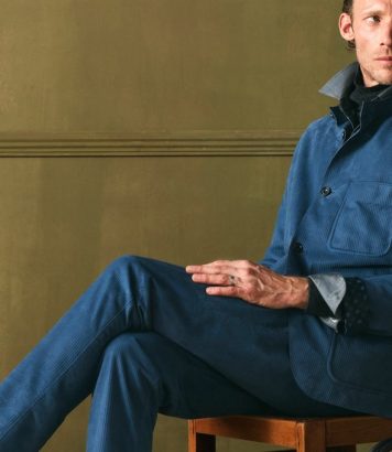 ParisSelectBook - Berluti fait du cuir côtelé un costume à part entière