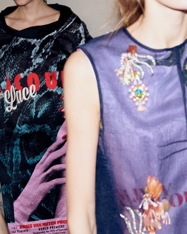 Dries Van Noten superpose les imprimés comme des affiches de cinéma