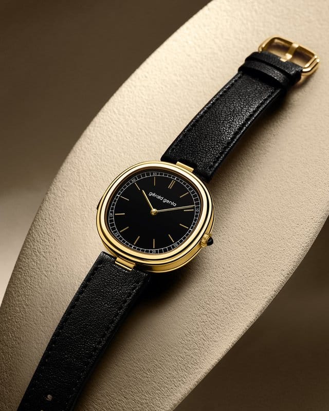 Gerald Genta marie l'onyx noir et l'or pour une répétition minutes