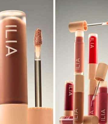ILIA emprunte à la céramique sa finition laquée pour un gloss hydratant à 31 euros