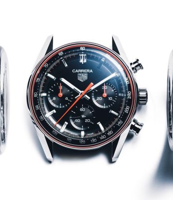 ParisSelectBook - La Carrera de TAG Heuer joue le noir et rouge en 41 mm