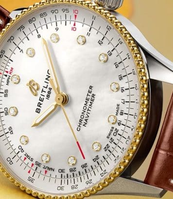 ParisSelectBook - La Navitimer Breitling s'offre nacre et diamants pour elle