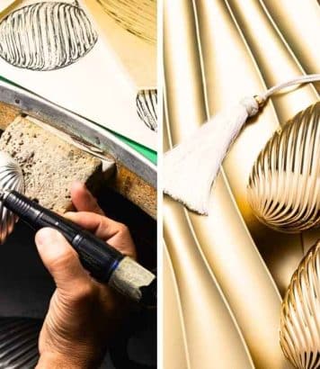 La minaudière Melone de Bvlgari revient en aluminium doré et change de registre