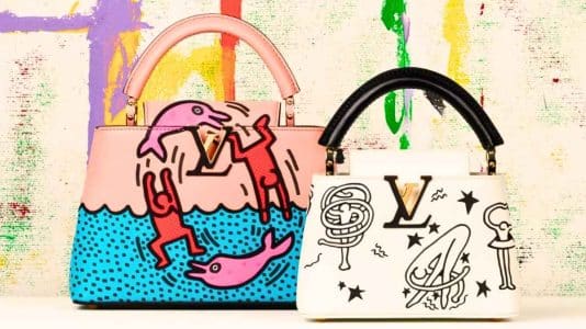 Les 13 sacs Louis Vuitton qui ressuscitent Keith Haring pour une collection artisanale en édition limitée