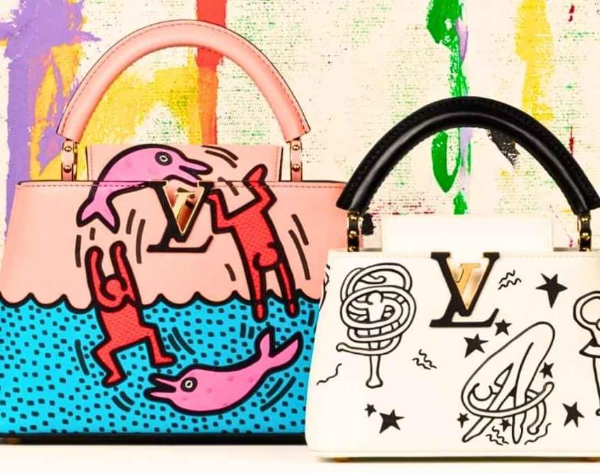 Les 13 sacs Louis Vuitton qui ressuscitent Keith Haring pour une collection artisanale en édition limitée