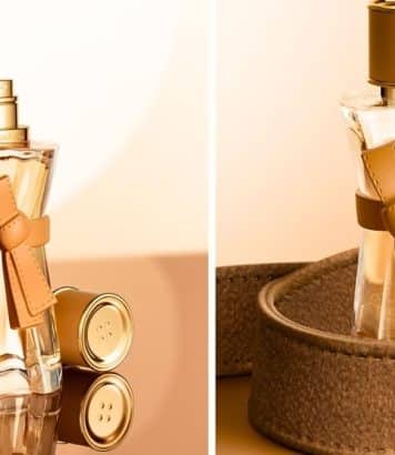 Max Mara signe son premier parfum avec tubéreuse et santal dans un flacon rechargeable camel