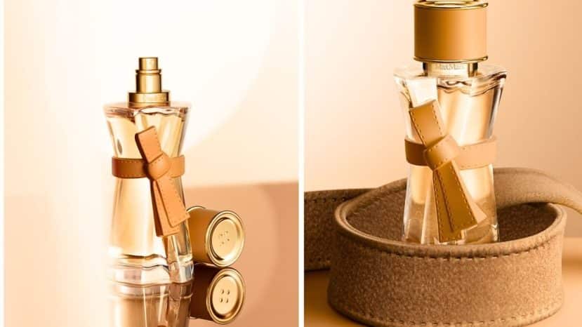 Max Mara signe son premier parfum avec tubéreuse et santal dans un flacon rechargeable camel