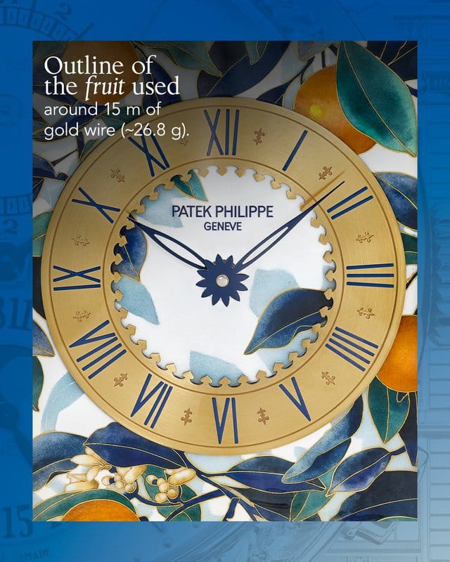 Onze cuissons pour un cadran Patek Philippe qui peint Palerme à l'émail