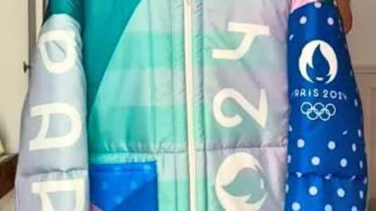 Une couette des JO de Paris 2024 recyclée en veste collector : 2 millions de vues