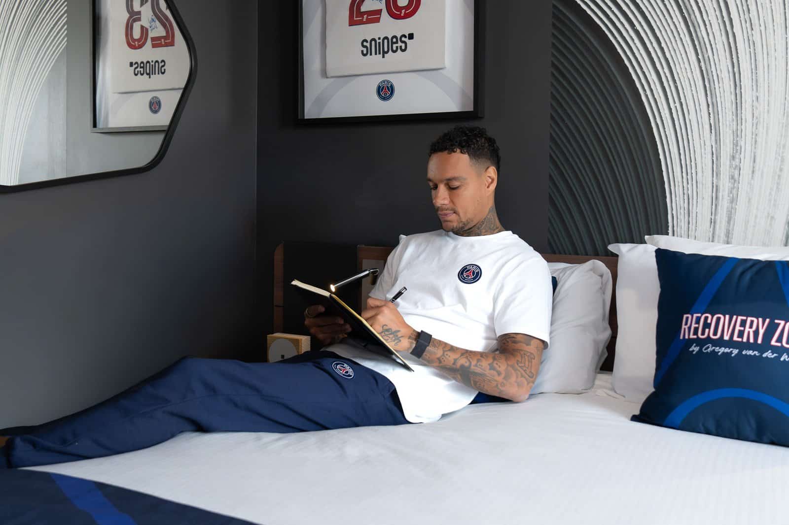 Pilier Dormir, la Zone de Récupération avec Gregory van der Wiel.